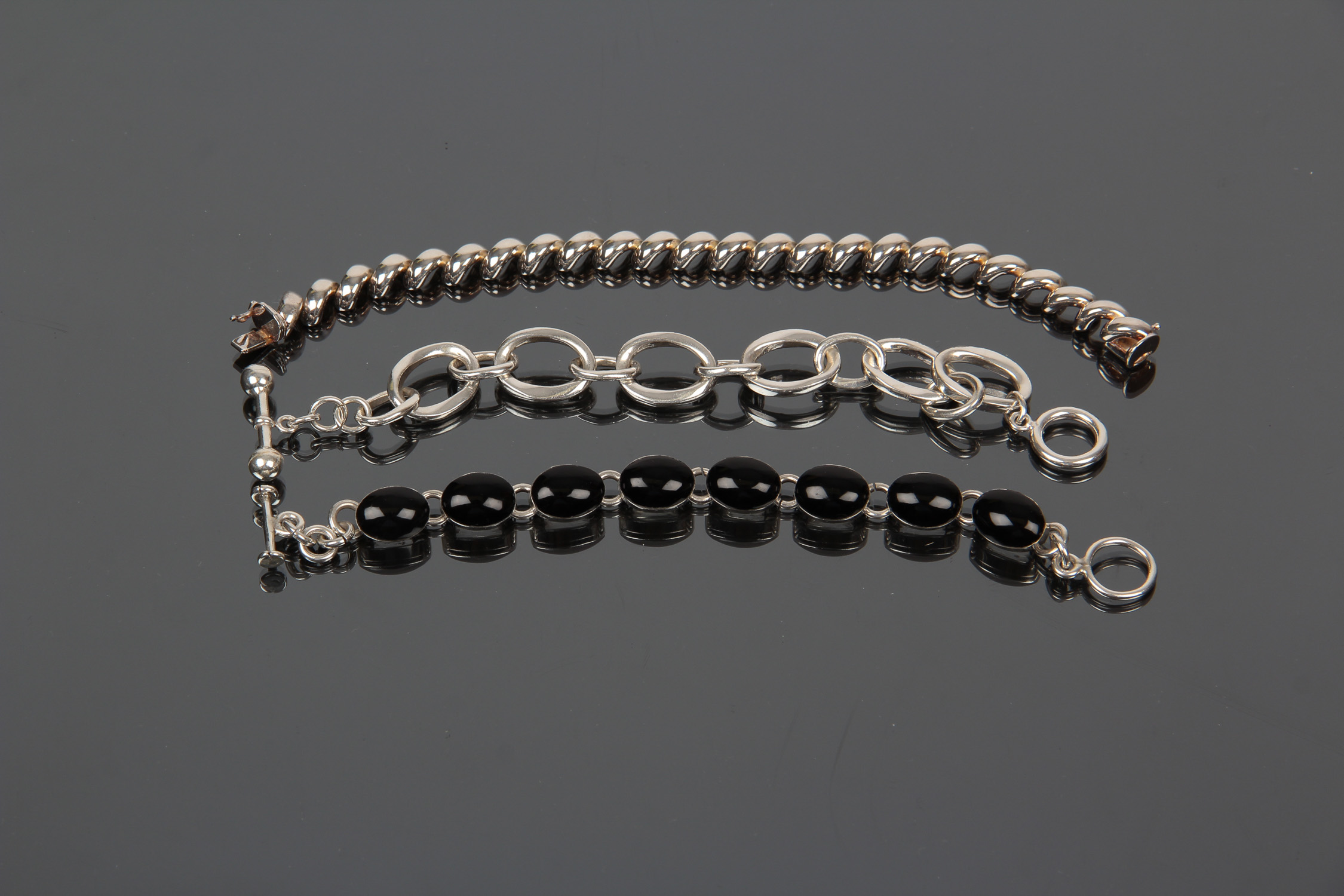 Collection of Sterling Silver Bracelets