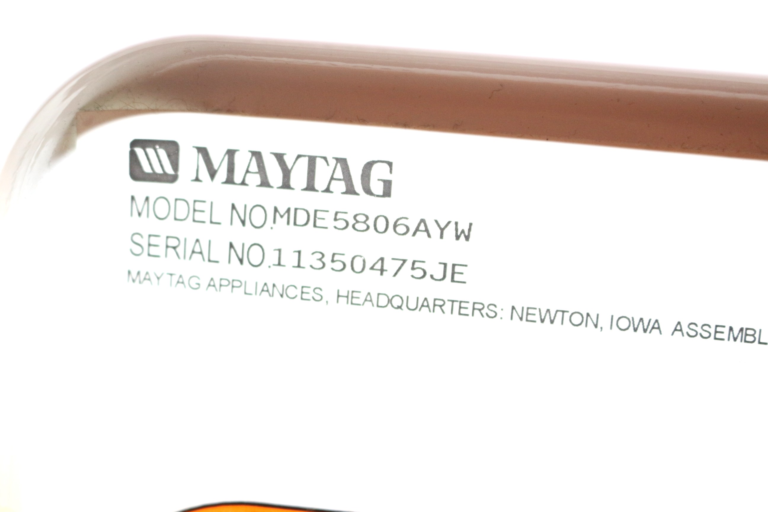 Maytag Dryer Model MDES806AYW