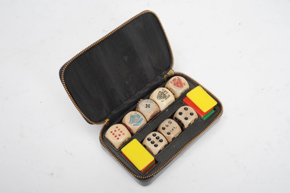 Vintage Dice Games In Cases