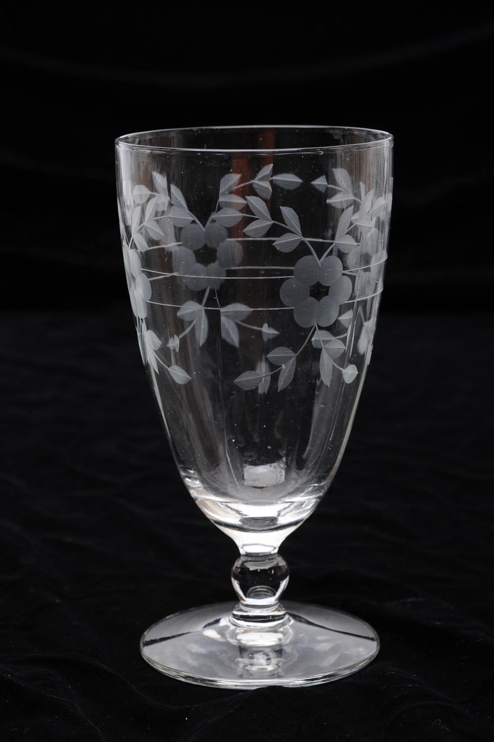 Vintage Etched Glassware & Libbey "Silver Foliage" Glassware