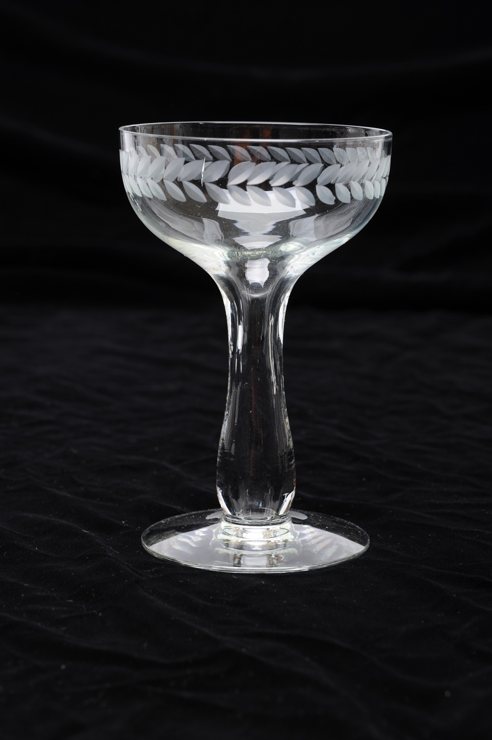 Vintage Etched Glassware & Libbey "Silver Foliage" Glassware