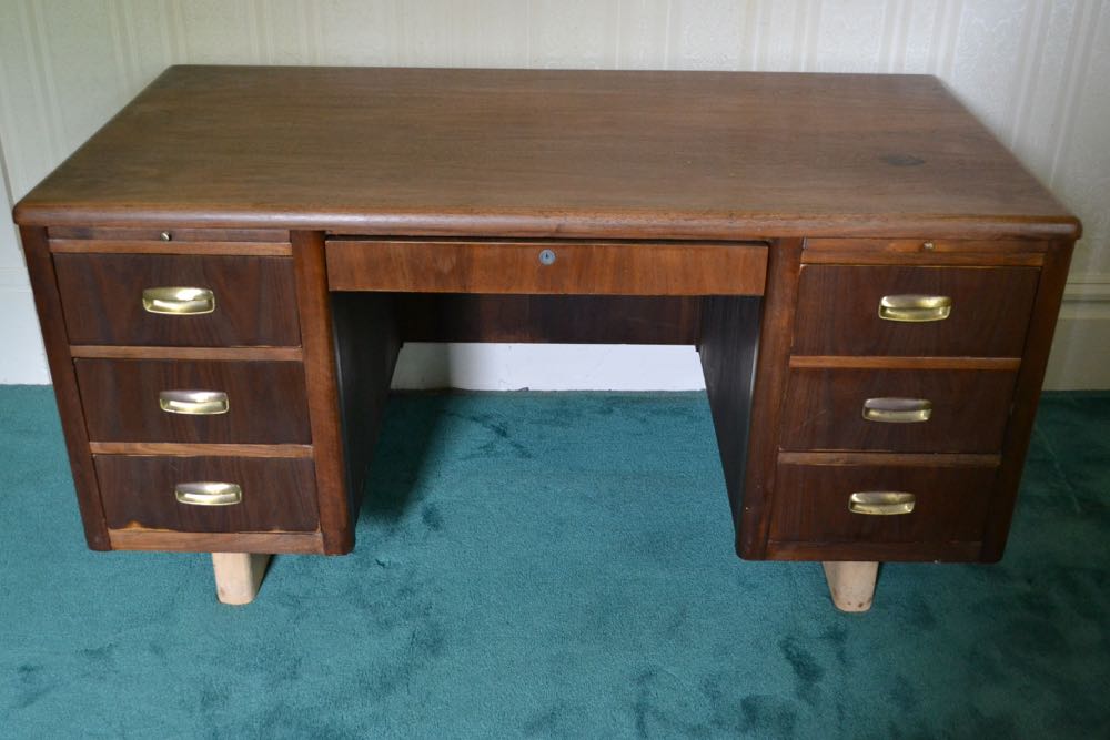 Vintage Jasper Desk Co. Tanker Desk