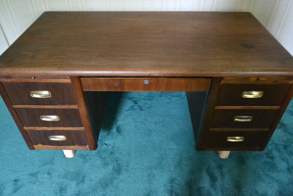 Vintage Jasper Desk Co. Tanker Desk