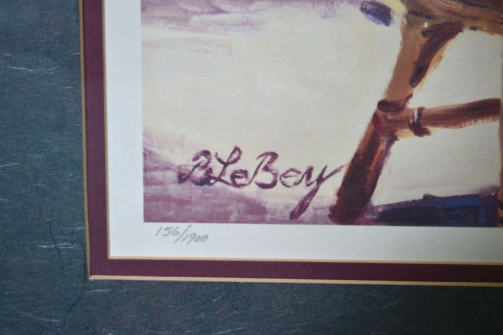 "Summertime" Lithograph Print by B. LeBey