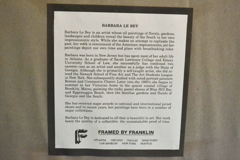 "Summertime" Lithograph Print by B. LeBey