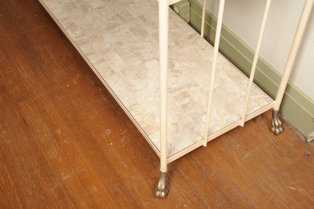 Vintage Wrought Iron Etegare