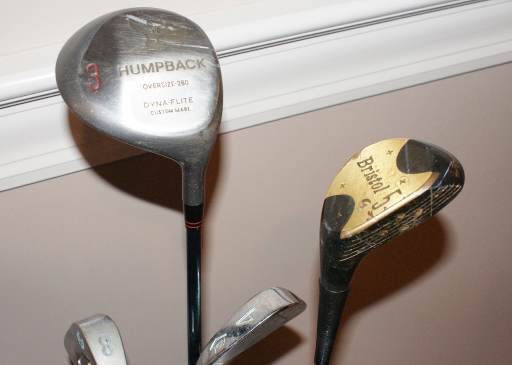 Ladies Vintage Golf Clubs and Golf Shoes