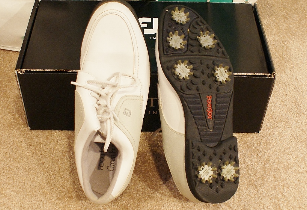 Ladies Vintage Golf Clubs and Golf Shoes