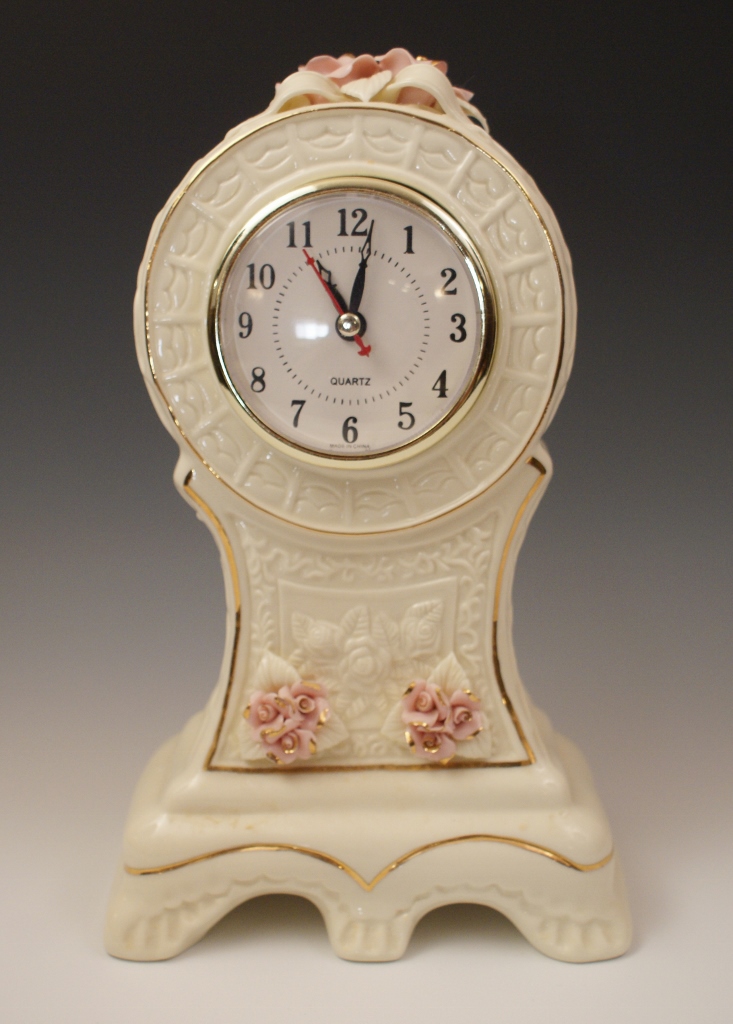 Rose Pattern Pottery Decor Grouping