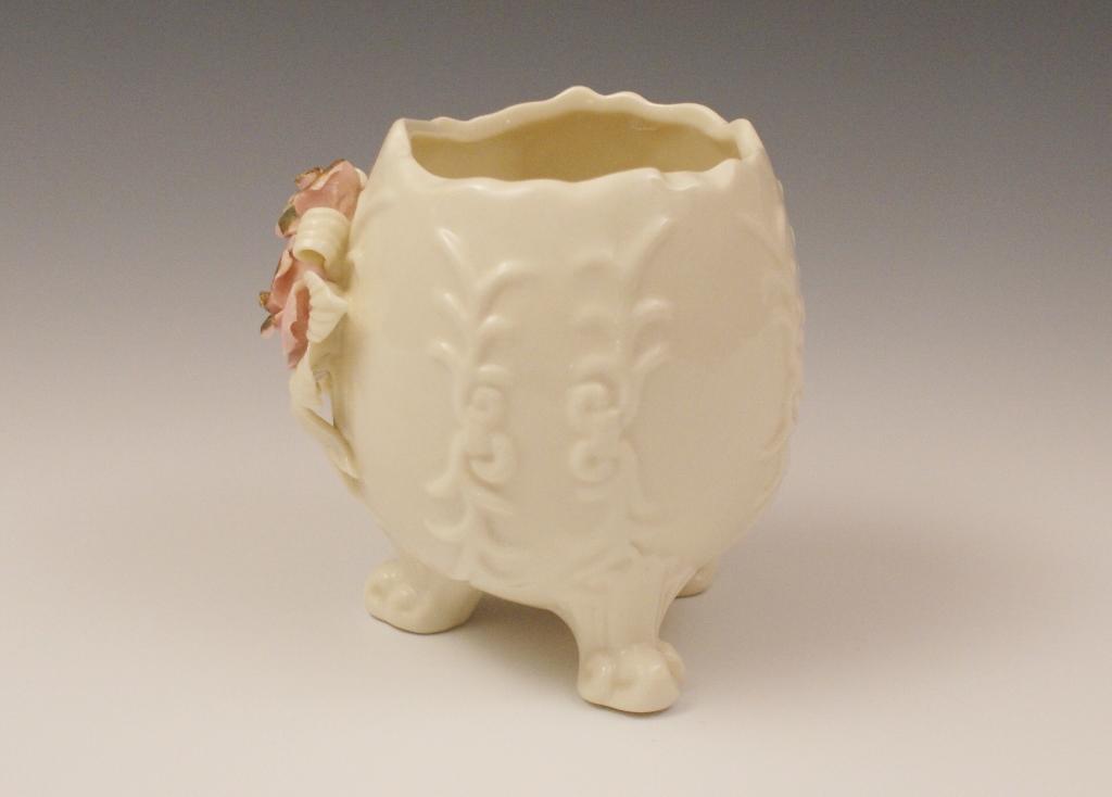 Rose Pattern Pottery Decor Grouping