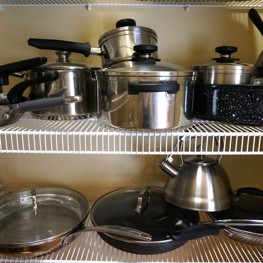 Large Assortment of Pots and Pans