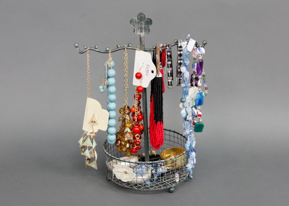 Metal Jewelry Basket