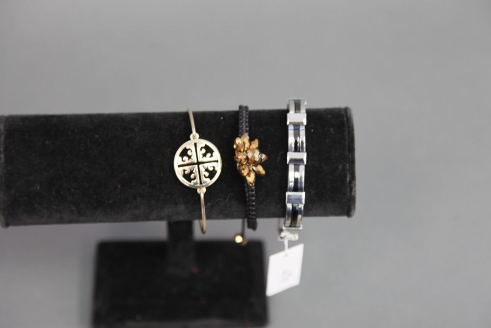 Jewelry Tower With Reds and Blacks