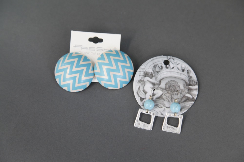 Jewelry Tower of Turquoise Hues