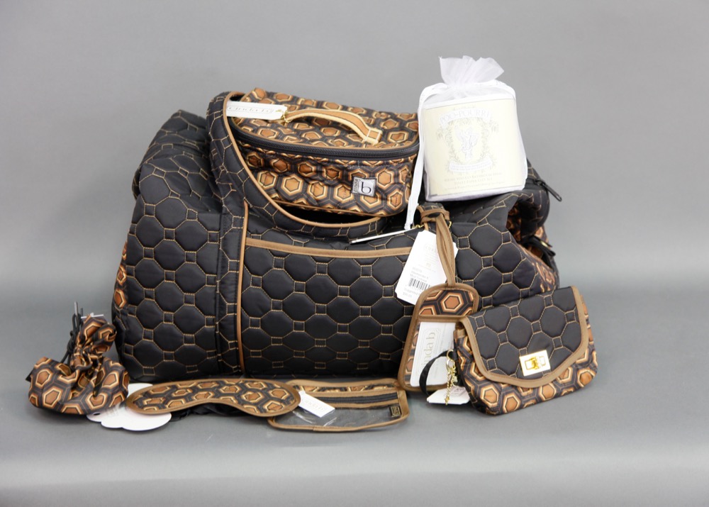 "cinda B" Mod Tortoise Collection Travel Bag