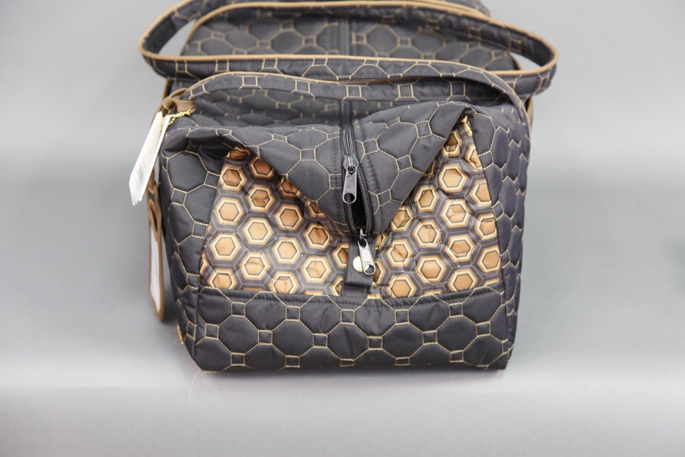 "cinda B" Mod Tortoise Collection Travel Bag