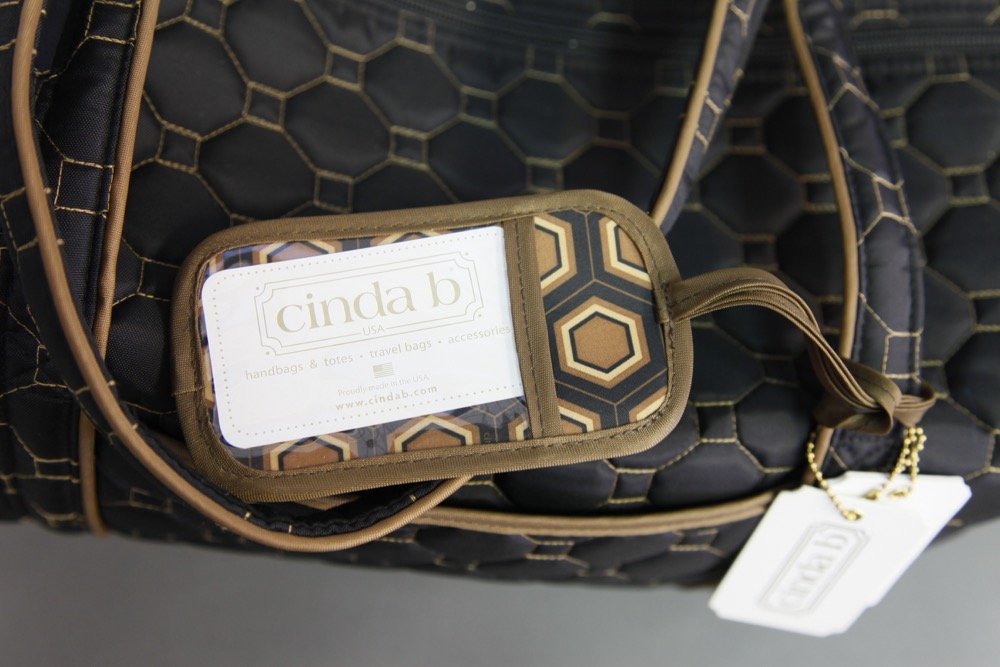 "cinda B" Mod Tortoise Collection Travel Bag