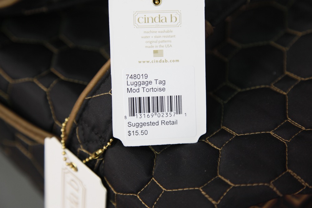"cinda B" Mod Tortoise Collection Travel Bag