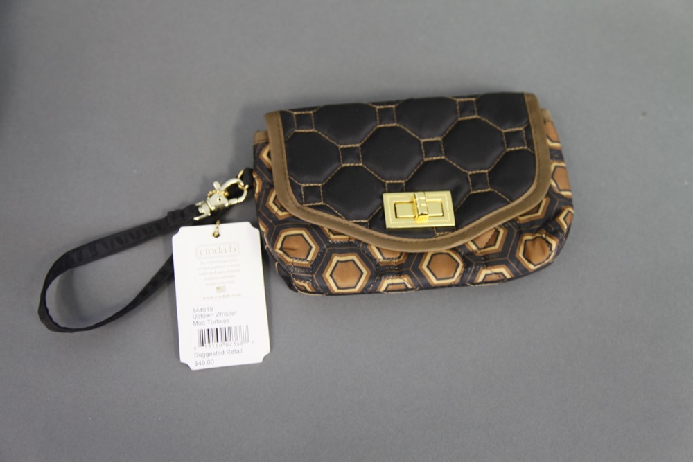 "cinda B" Mod Tortoise Collection Travel Bag
