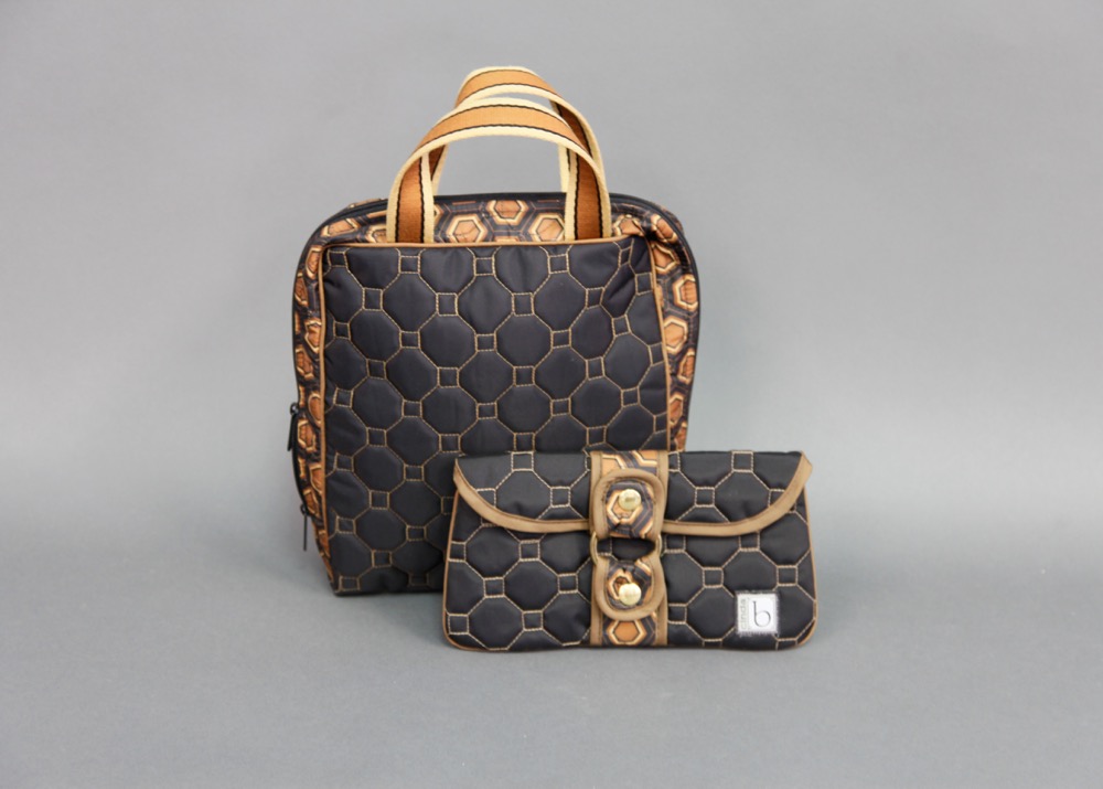 "cinda B" Mod Tortoise Collection Cosmetics Bag and More
