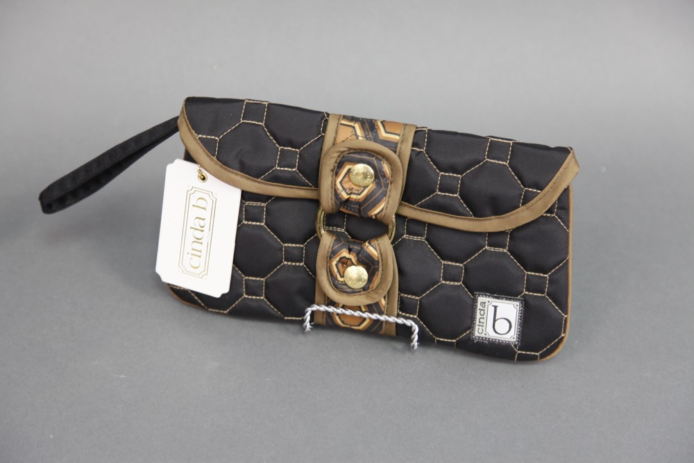 "cinda B" Mod Tortoise Collection Cosmetics Bag and More