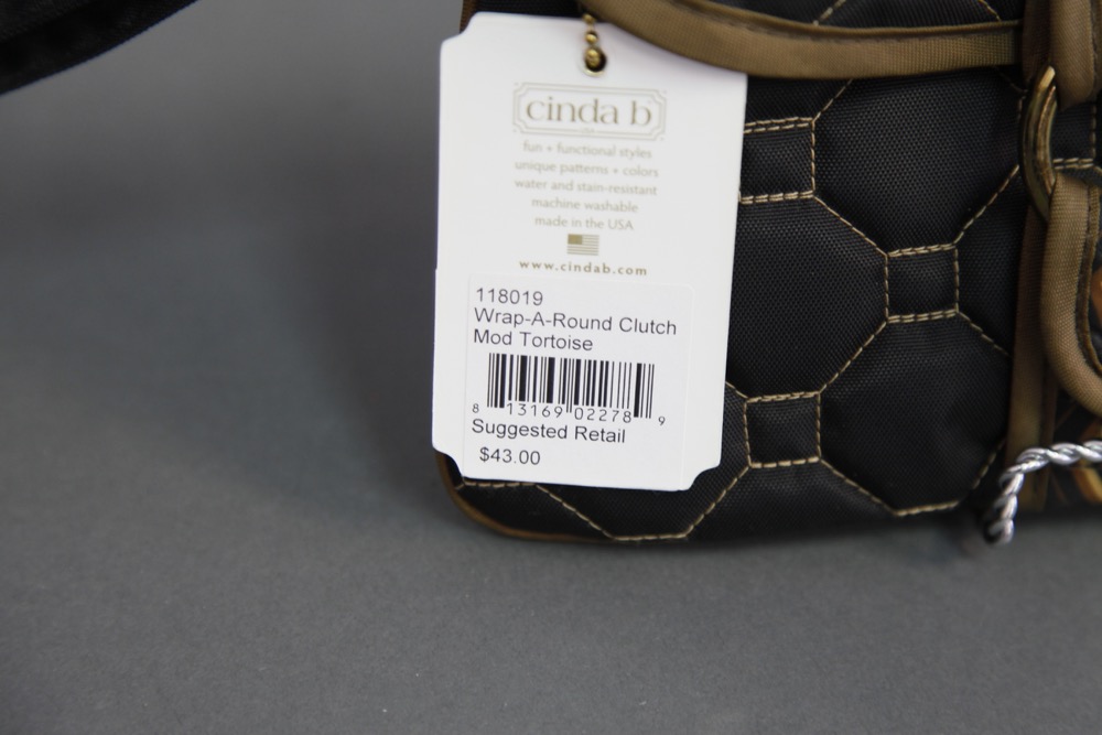 "cinda B" Mod Tortoise Collection Cosmetics Bag and More