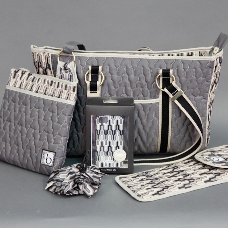 "cinda B" Empire Slate Collection Tote and More