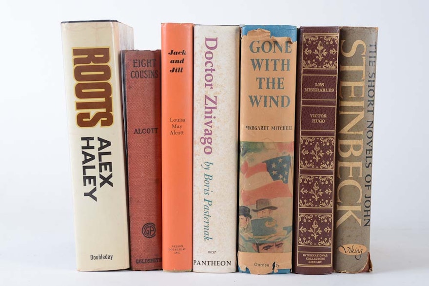 Collection of Vintage Well Known Books