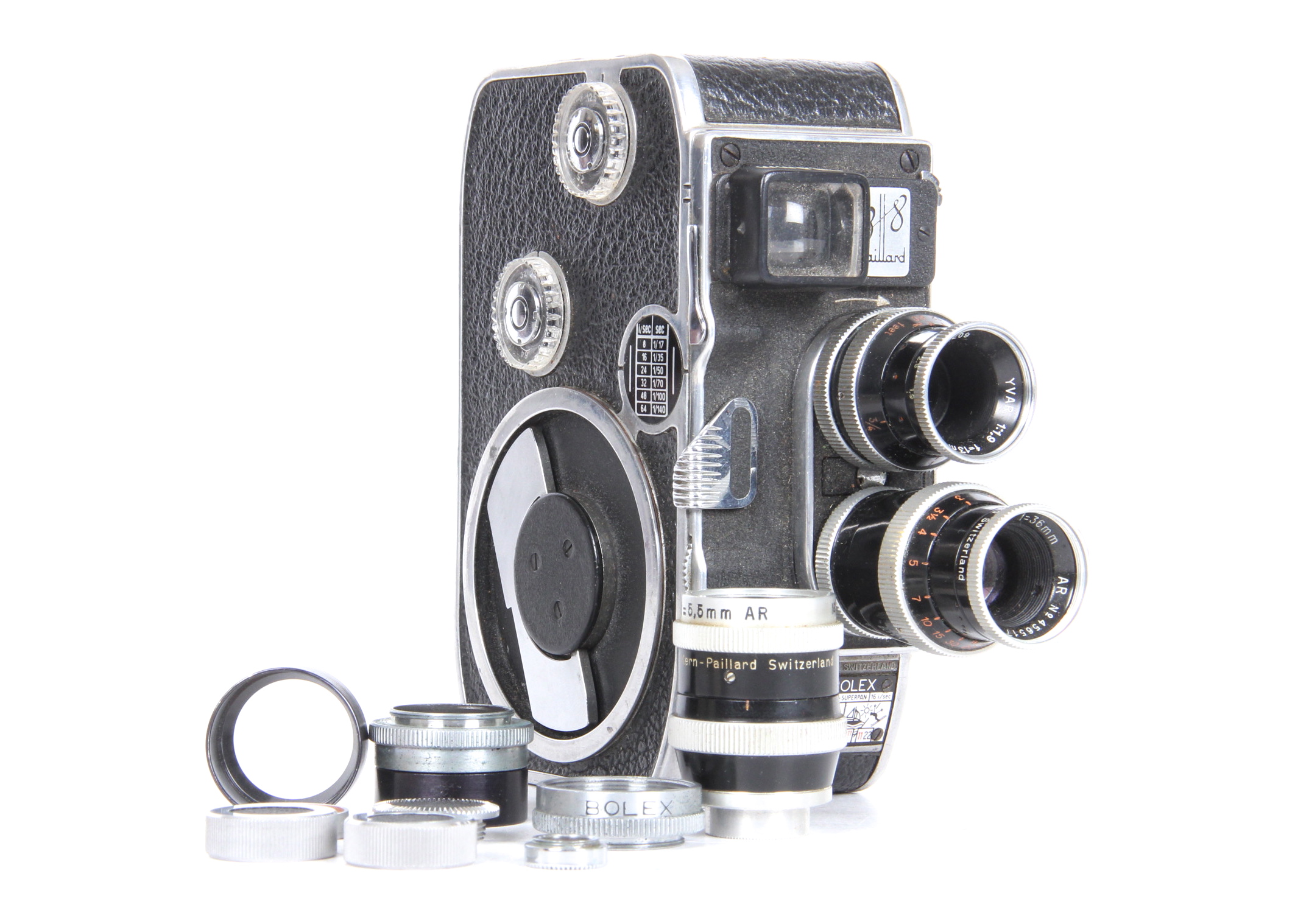 Vintage Paillard Bolex 8MM Video Camera