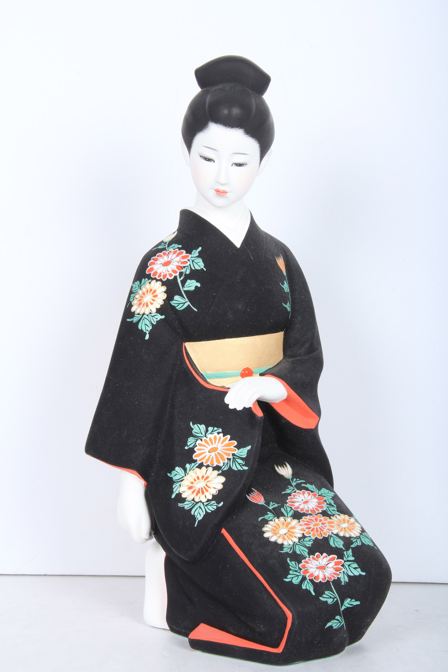 Pair of Ceramic Japanese Figurines