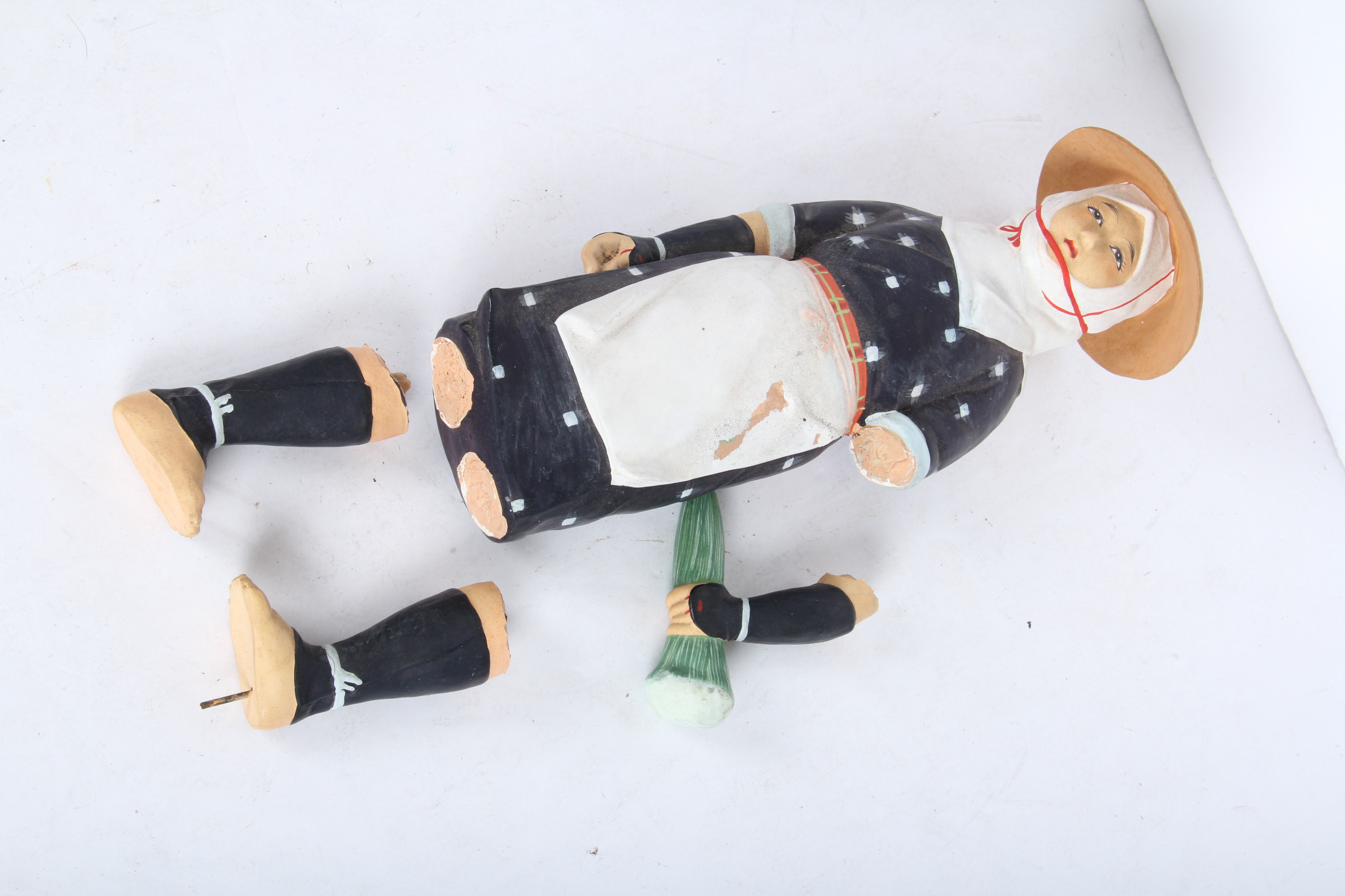 Pair of Ceramic Japanese Figurines