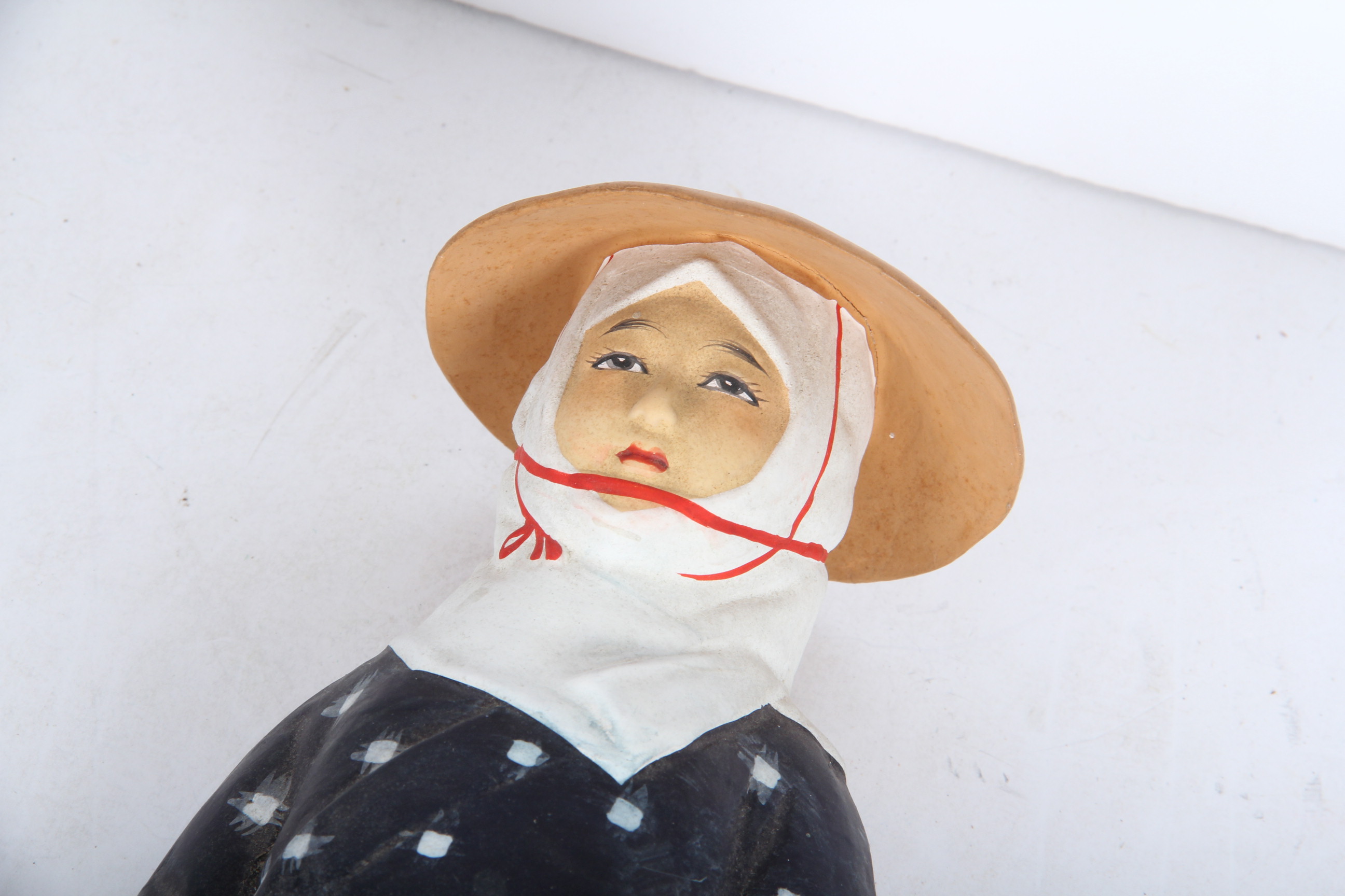 Pair of Ceramic Japanese Figurines