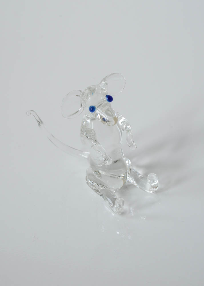 Set of Vintage Hand Blown Art Glass Animal Figurines