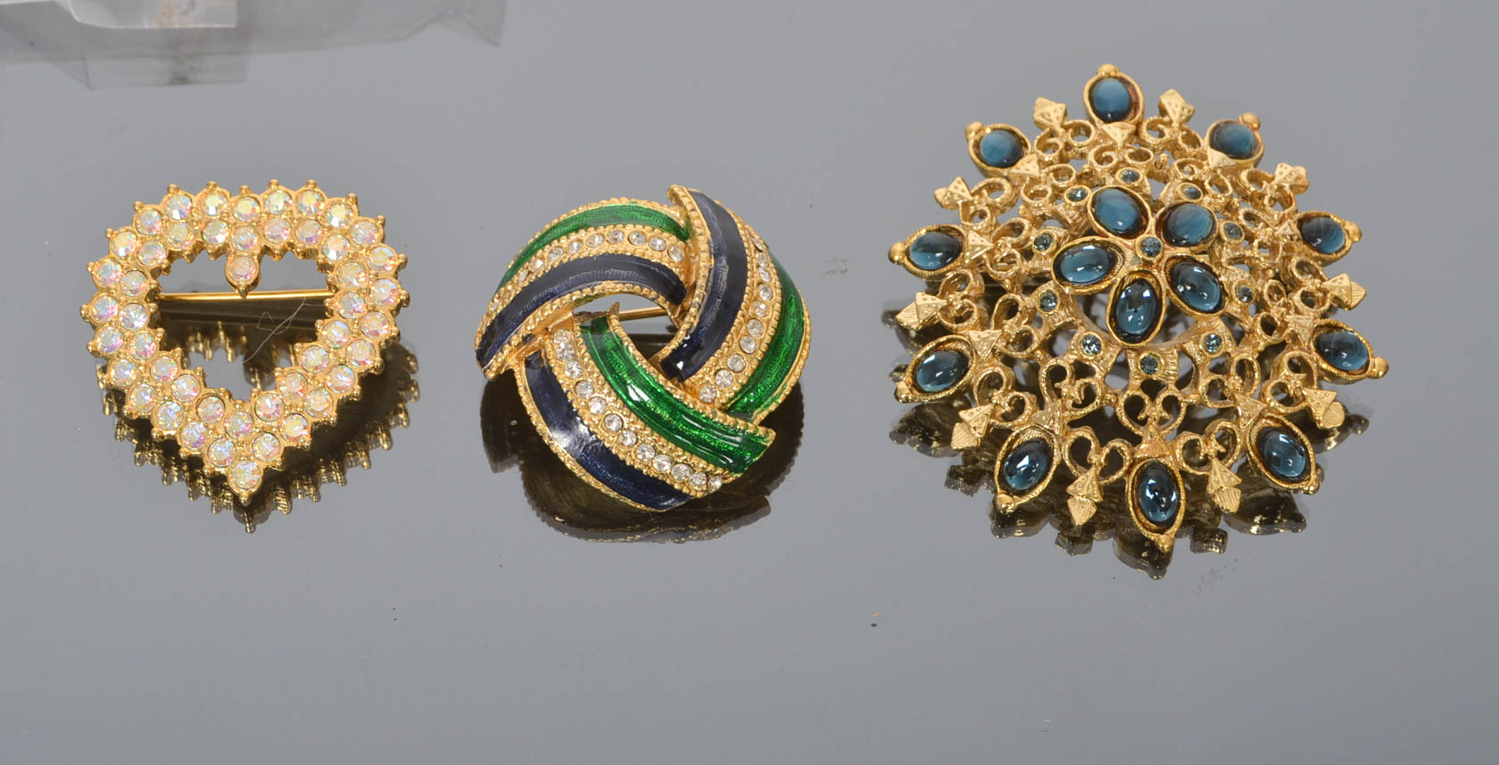 Assortment of Vintage Decorative Brooches