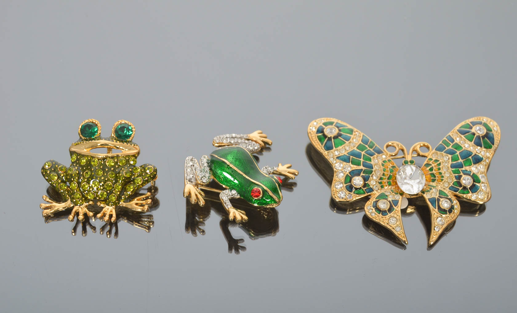 Assortment of Various Vintage Animal Brooches