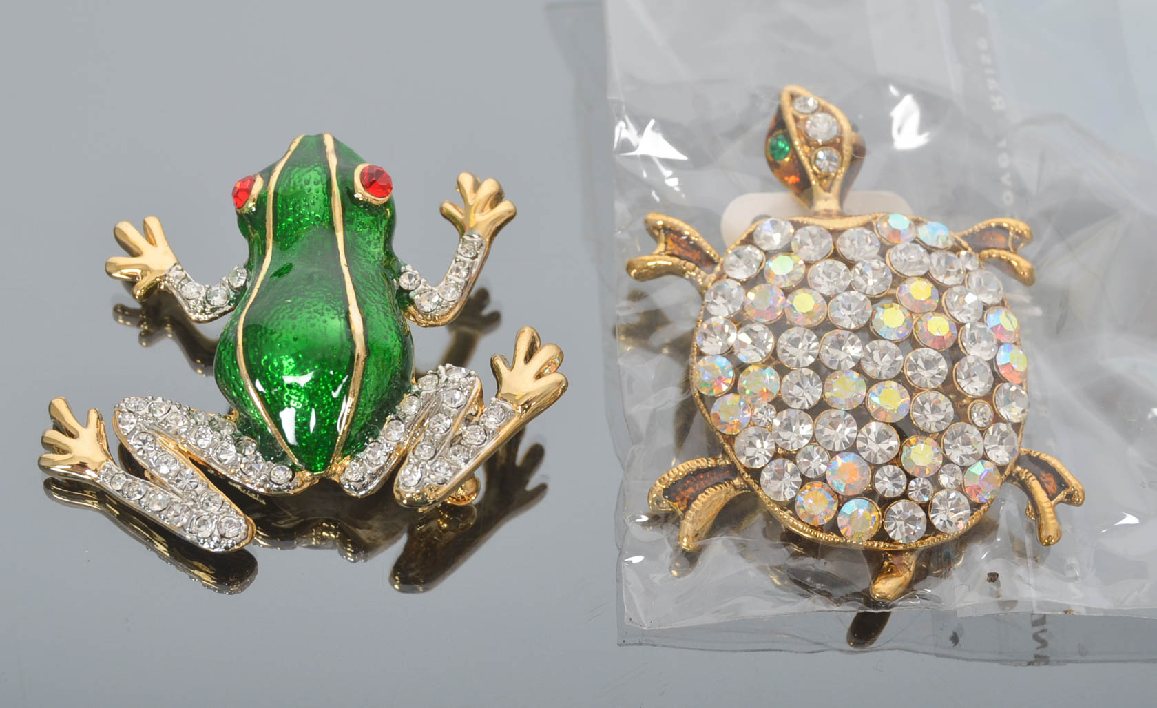 Collection of Vintage Animal Brooches