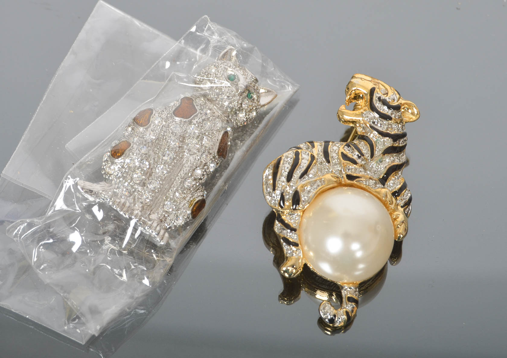 Collection of Vintage Animal Brooches