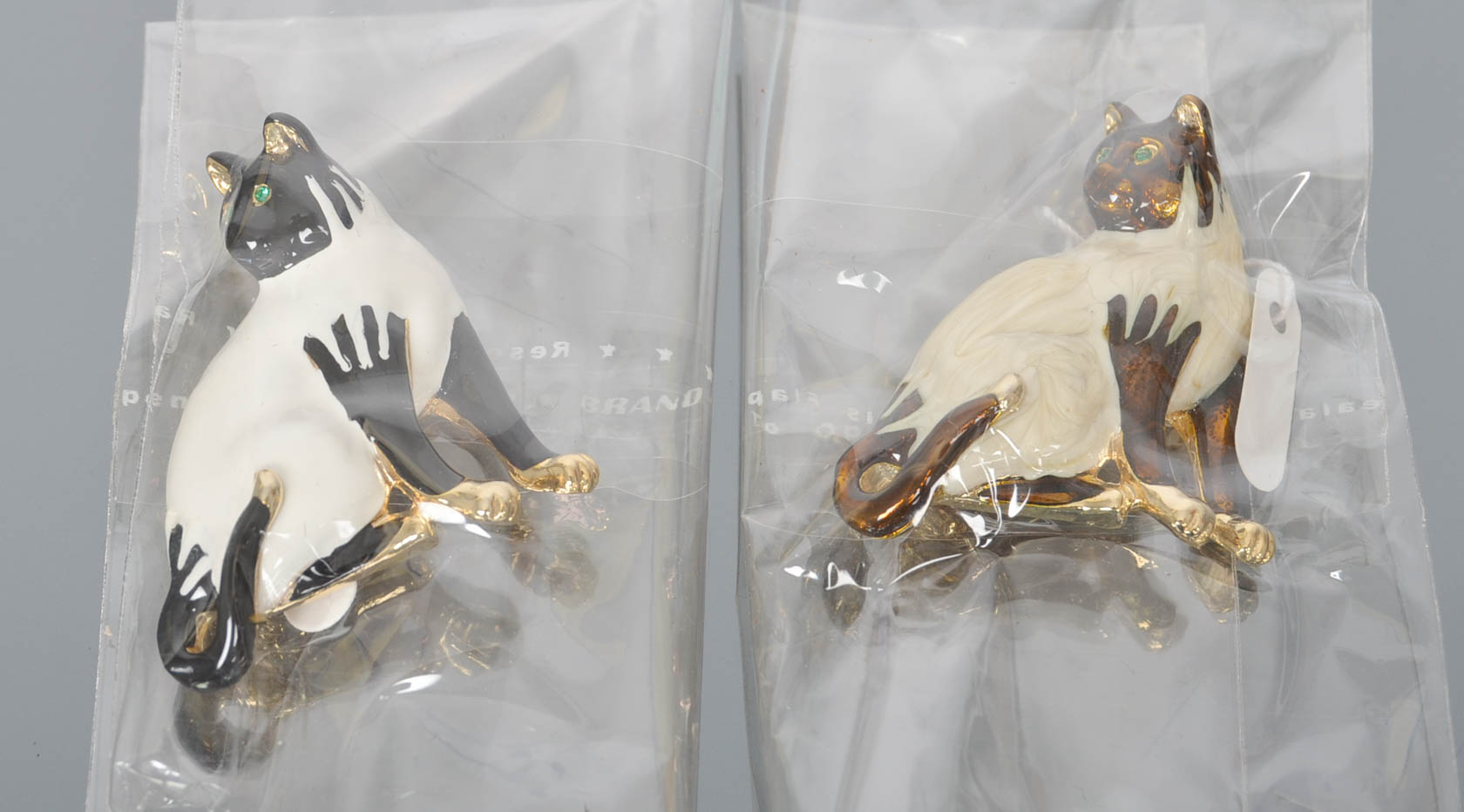 Assortment of Vintage Cat Brooches