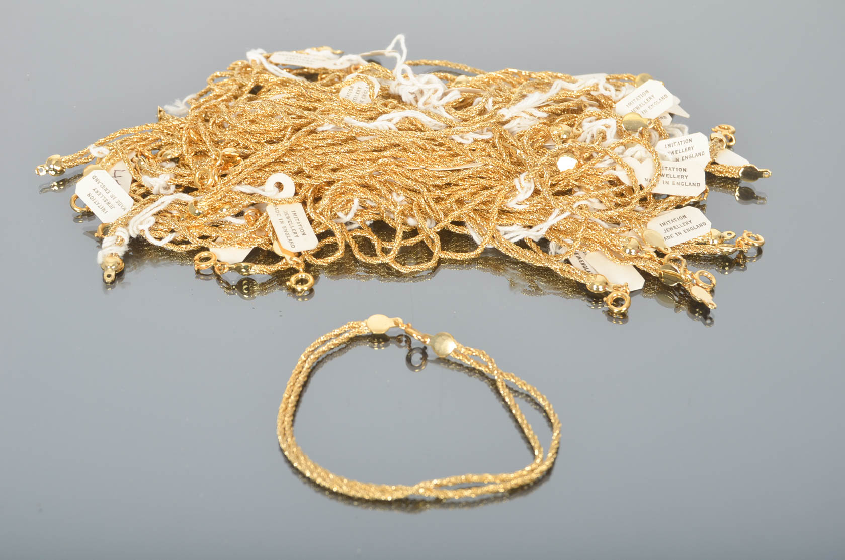 Wholesale Lot of Vintage Gold Tone Bracelets