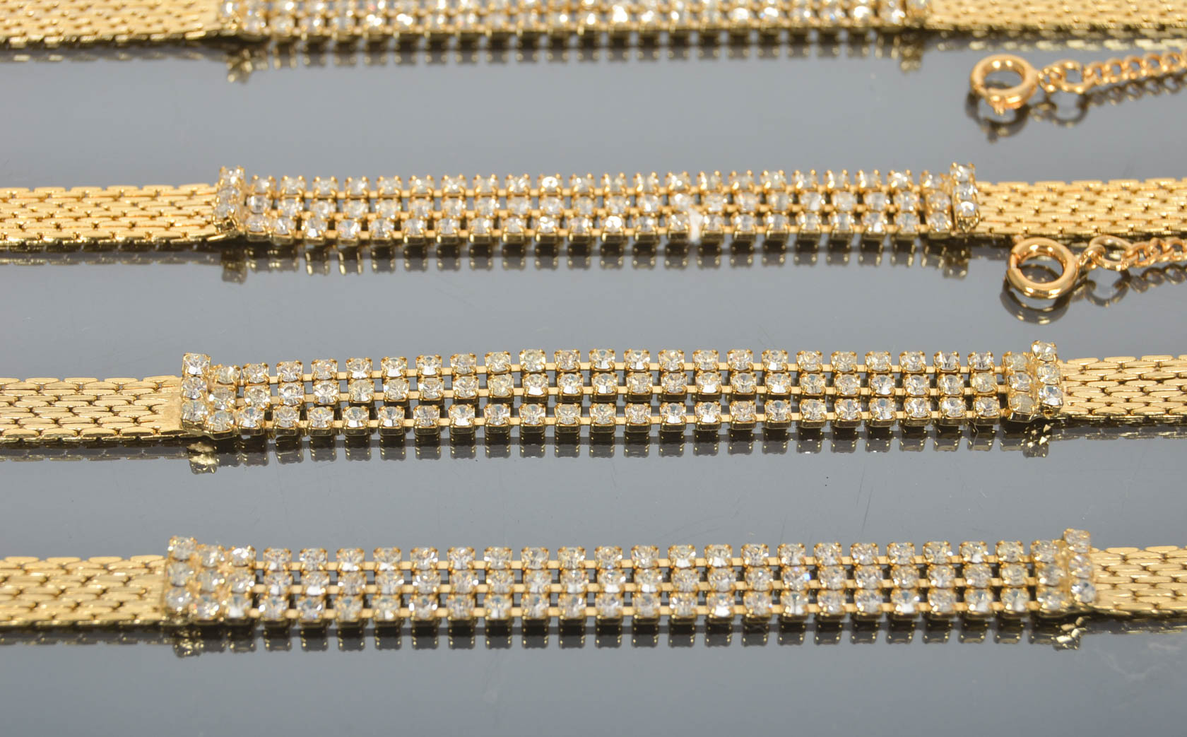 Wedding Set of Vintage Fashion Bracelets