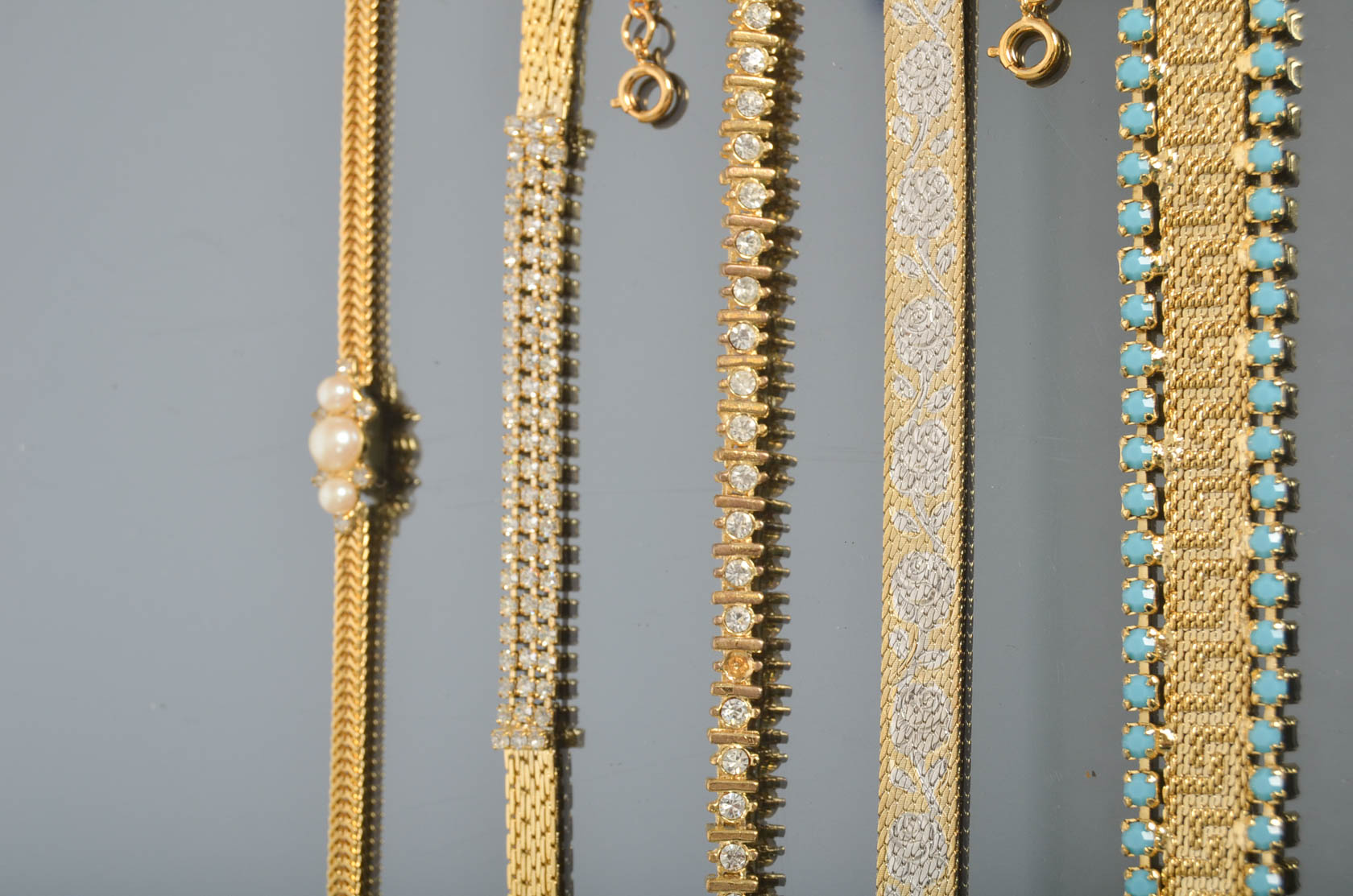 Collection of Vintage Costume Bracelets