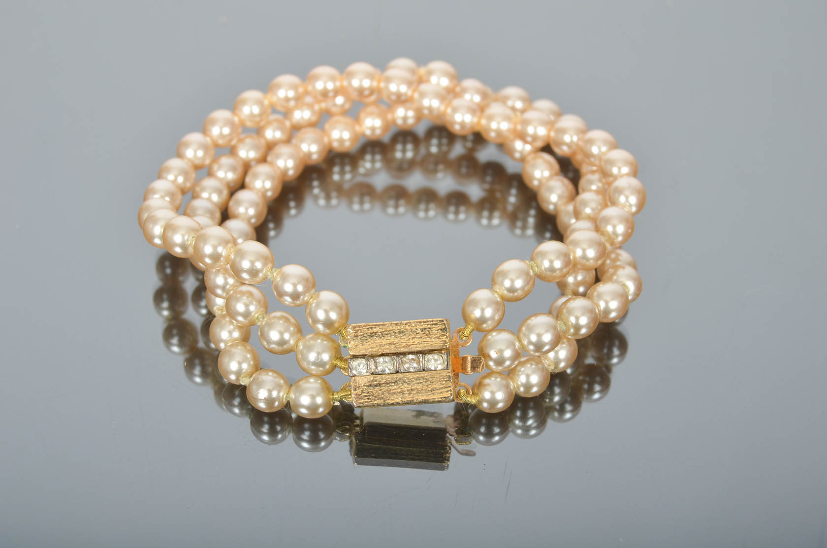 Set of Vintage Faux Pearl Bracelets