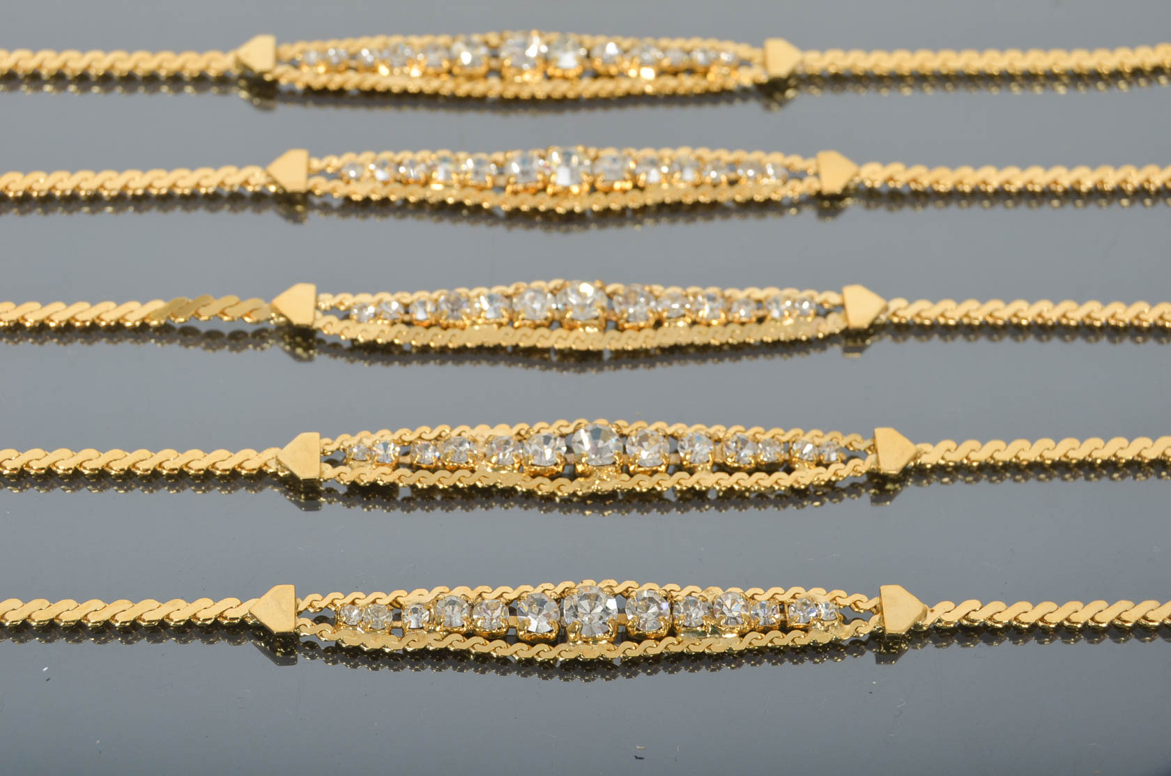 Wedding Set of Vintage Fashion Bracelets