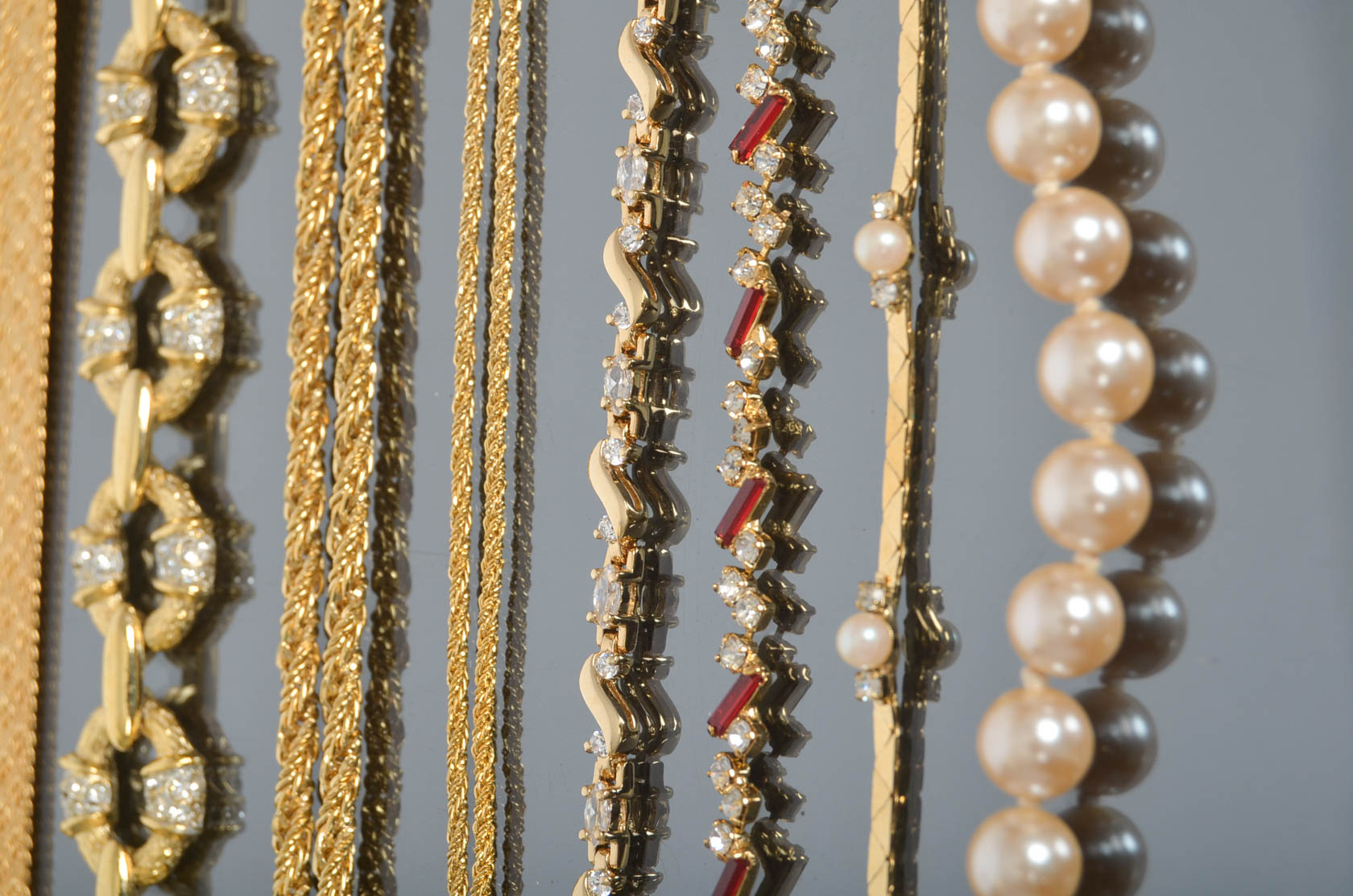 Assortment of Vintage Costume Bracelets