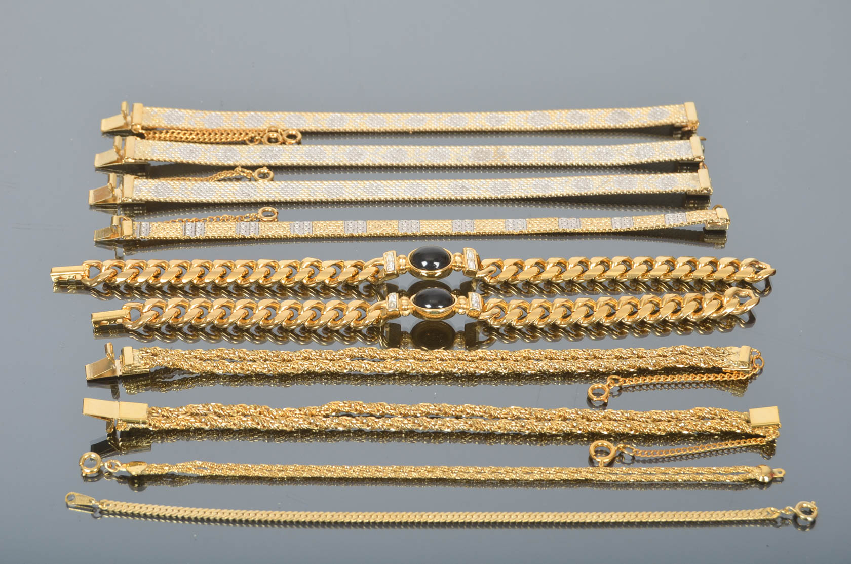 Collection of Vintage Costume Bracelets