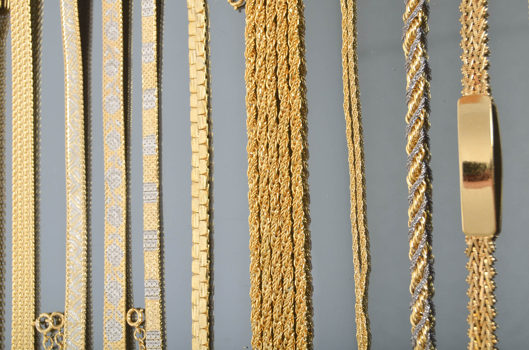 Collection of Vintage Costume Bracelets