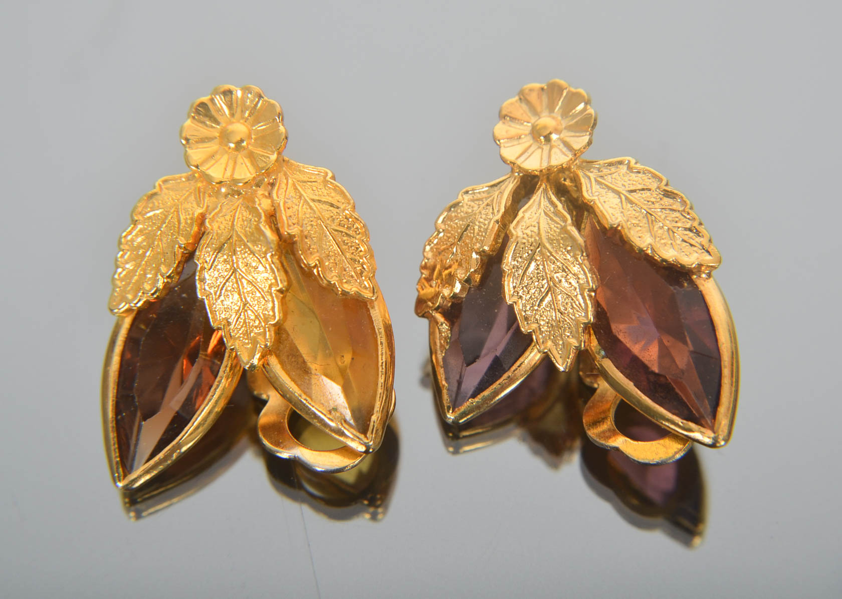 Collection of Gold Tone Earrings