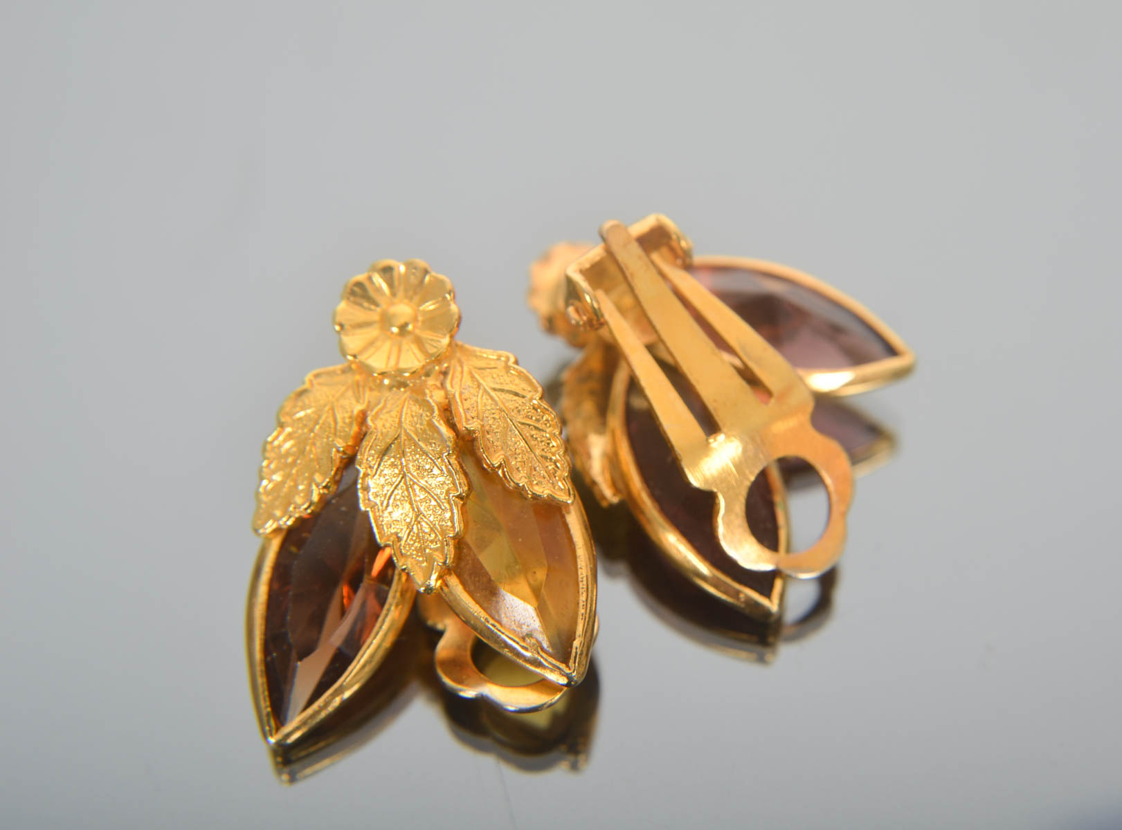 Collection of Gold Tone Earrings