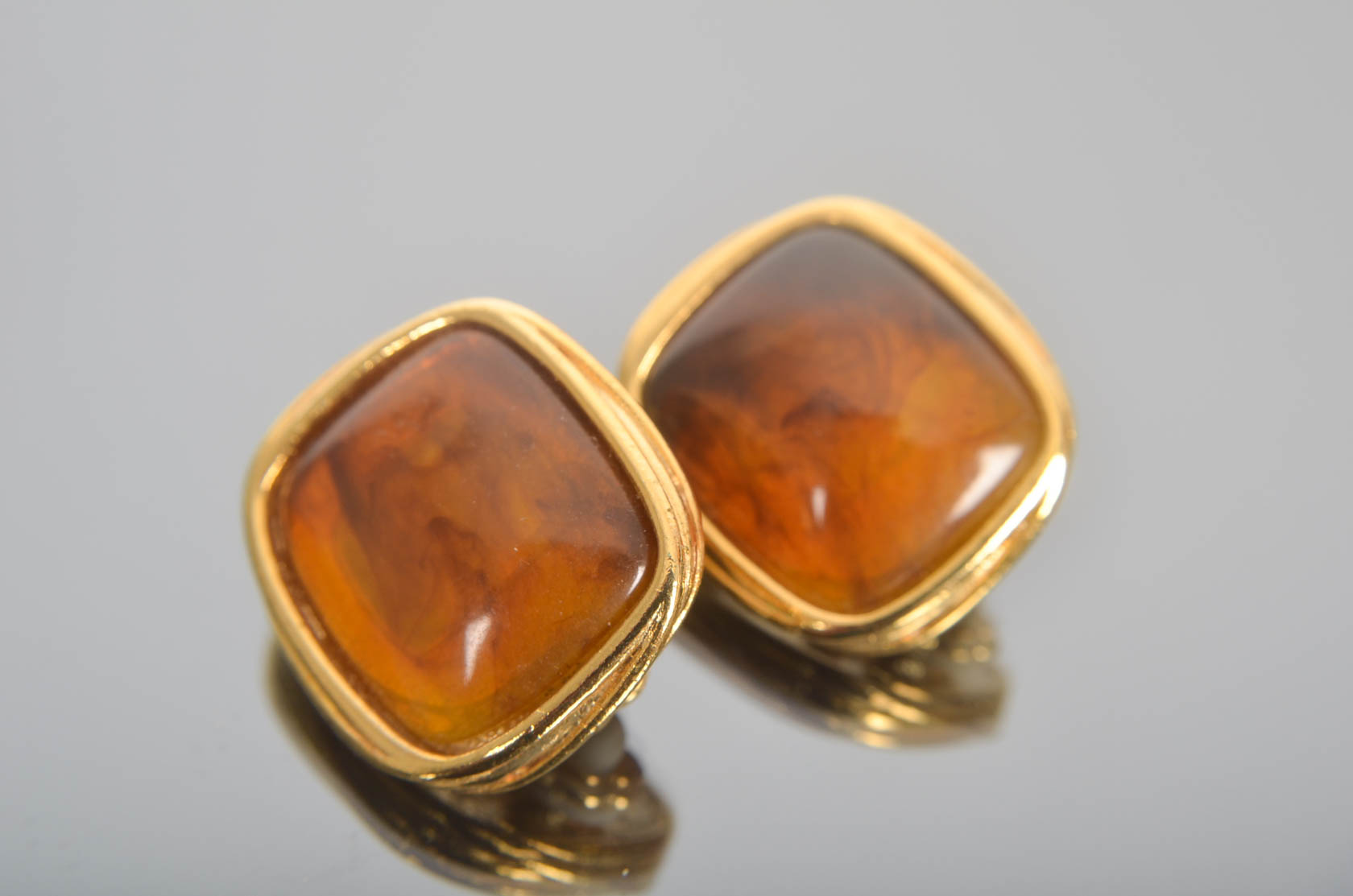 Collection of Gold Tone Earrings