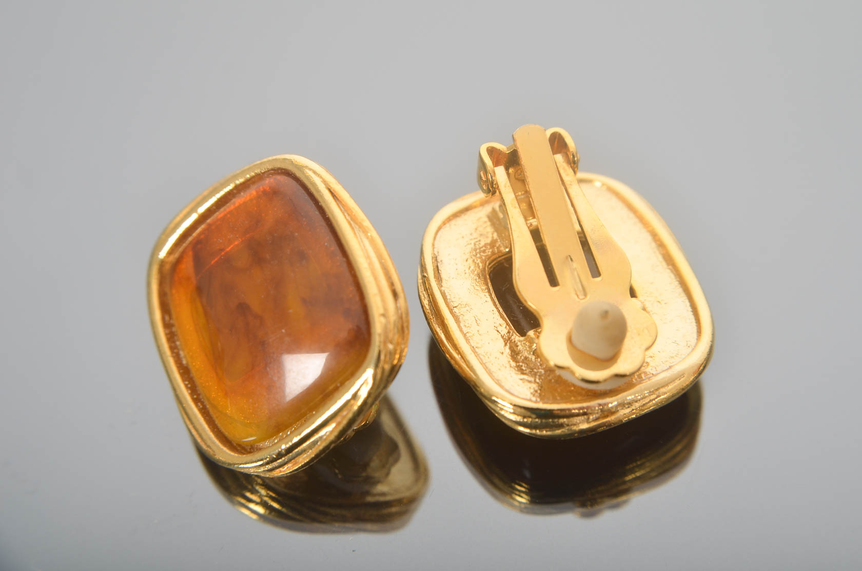 Collection of Gold Tone Earrings